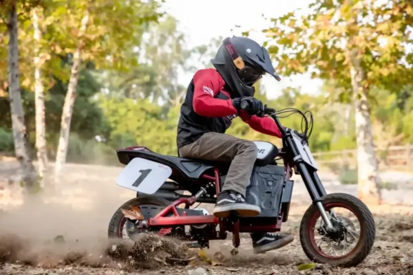 Razor - Indian Youth eFTR Jr w/7 miles Max Operating Range & 15 mph Max Speed - Small - Black - Image 5