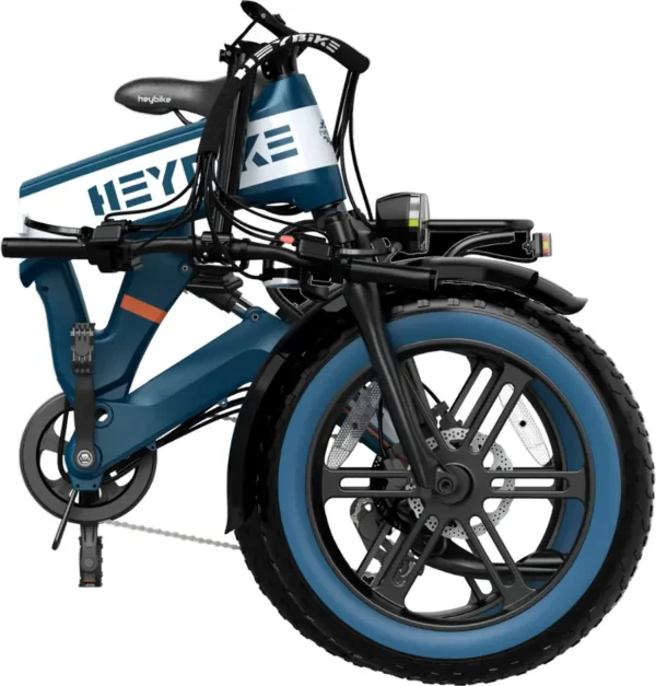 Heybike - Tyson Foldable E-bike w/ 55mi Max Operating Range & 28 mph Max Speed - Blue - Image 7