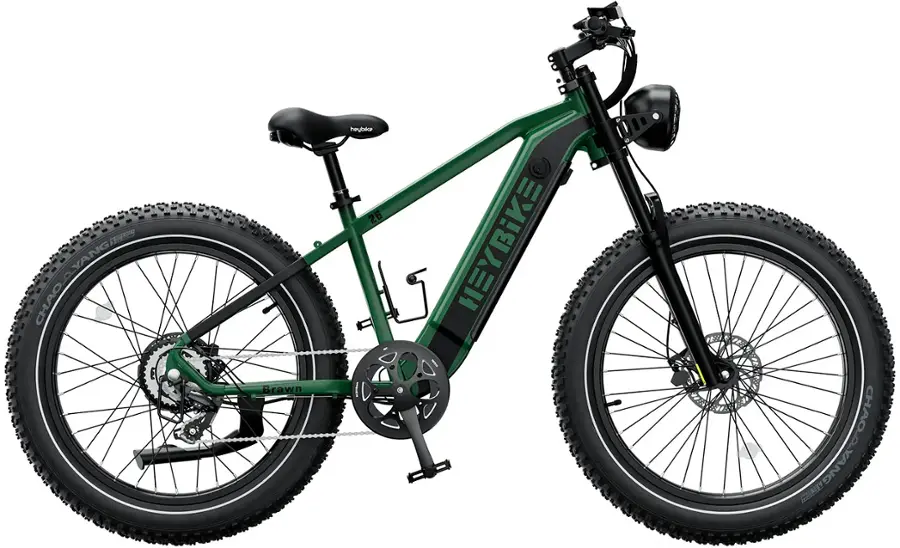 Heybike – Brawn Ebike w/ 65mi Max Operating Range & 28 mph Max Speed-for Any Terrain – Green