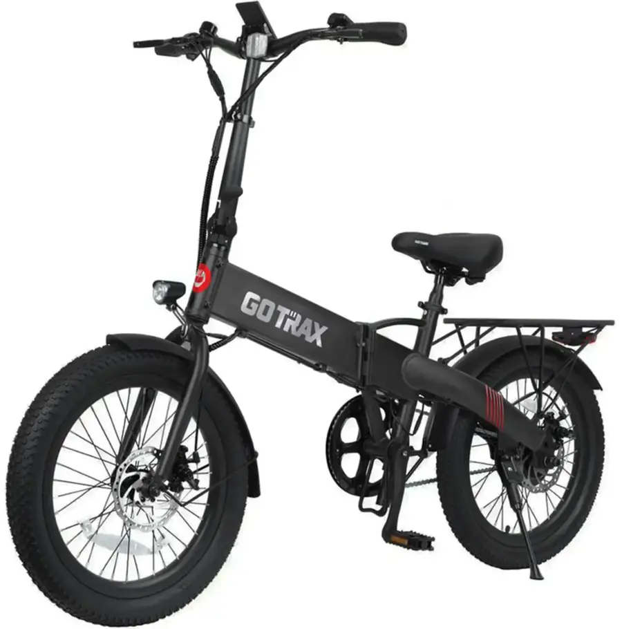 GoTrax – Z4 LITE Folding eBike w/ 25mi Max Operating Range and 20mph Max Speed – Black
