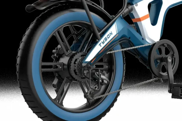 Heybike - Tyson Foldable E-bike w/ 55mi Max Operating Range & 28 mph Max Speed - Blue - Image 6