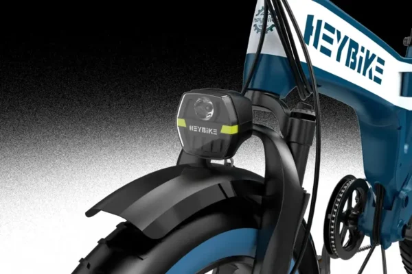 Heybike - Tyson Foldable E-bike w/ 55mi Max Operating Range & 28 mph Max Speed - Blue - Image 5