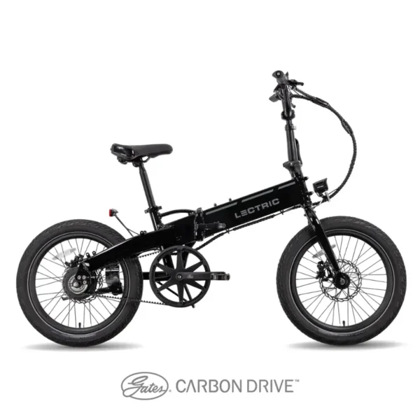 Lectric eBikes - XP Lite 2.0 Foldable Belt Drive eBike: 45 miles Max Operating Range & 20 mph Max Speed - Unisize - JW Black - Image 2