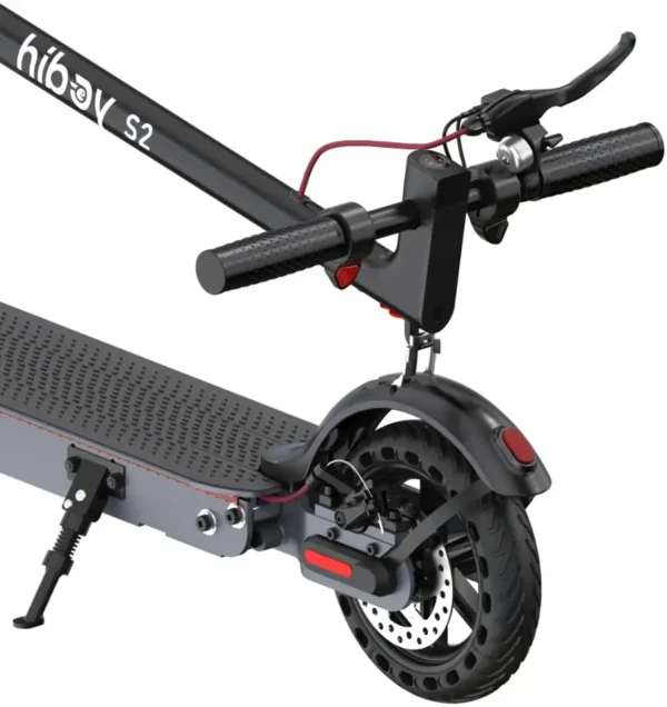 HiBoy - S2 Foldable Electric Scooter w/ 17 mi Max Operating Range & 19 mph Max Speed - Grey - Image 6