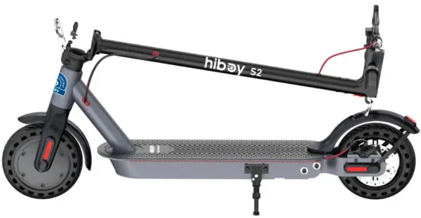 HiBoy - S2 Foldable Electric Scooter w/ 17 mi Max Operating Range & 19 mph Max Speed - Grey - Image 4