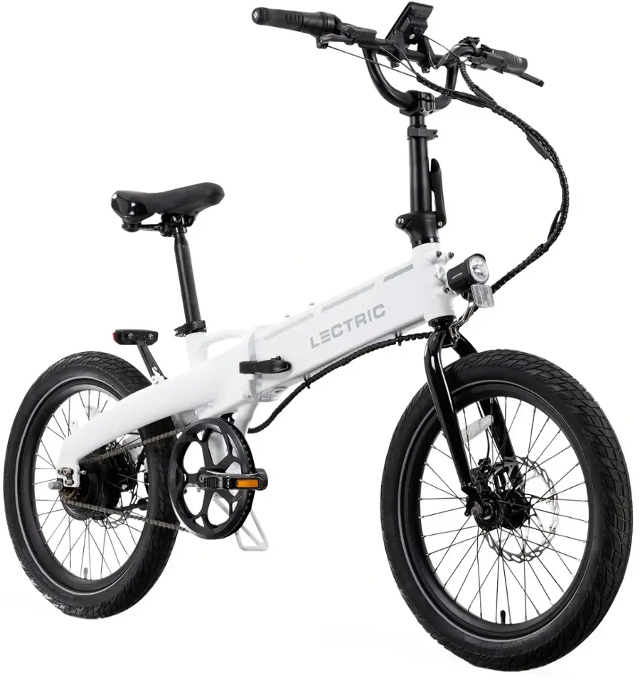 Lectric eBikes – XP Lite 2.0 Foldable eBike: 45 miles Max Operating Range & 20 mph Max Speed – Unisize – Arctic White