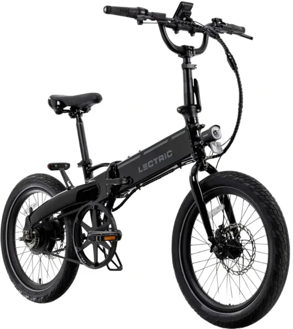 Lectric eBikes - XP Lite 2.0 Foldable Belt Drive eBike: 45 miles Max Operating Range & 20 mph Max Speed - Unisize - JW Black