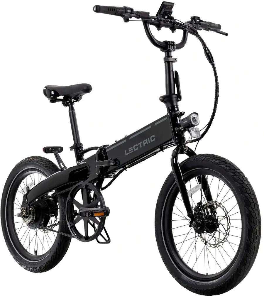 Lectric eBikes – XP Lite 2.0 Foldable Belt Drive eBike: 45 miles Max Operating Range & 20 mph Max Speed – Unisize – JW Black