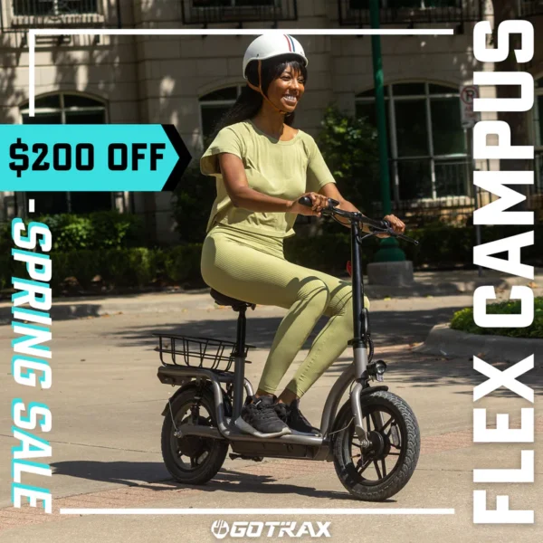 Flex Campus Electric Scooter with Seat - Image 8