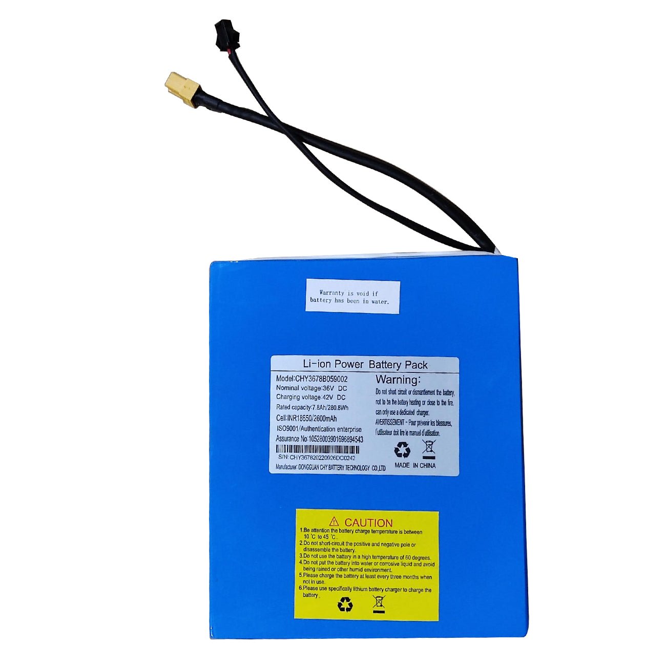 Flex Electric Bike Battery 36V 7.8aH